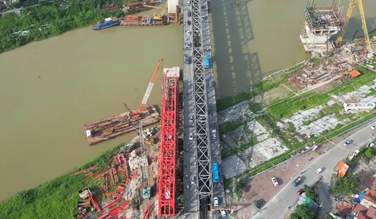 Cây cầu đường sắt nằm sát cây cầu hơn 100 tuổi sẽ bị phá dỡ ở Hà Nội tăng tốc hoàn thành đúng kế hoạch