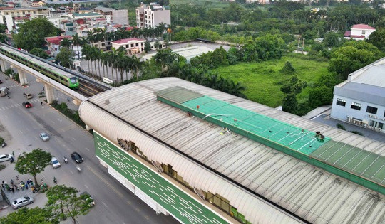 Gấp rút khắc phục hư hỏng trên tuyến đường sắt đô thị đầu tiên tại Hà Nội