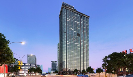 Tòa nhà cao thứ 8 thành phố đáng sống nhất Việt Nam: Cao 45 tầng, giá căn hộ lập kỷ lục với mốc 280 triệu đồng/m2