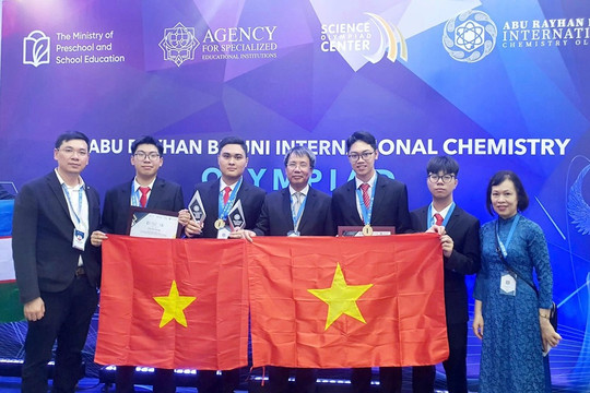Tin vui, 3 học sinh trường chuyên của Việt Nam giành Huy chương Vàng Olympic Hóa học quốc tế