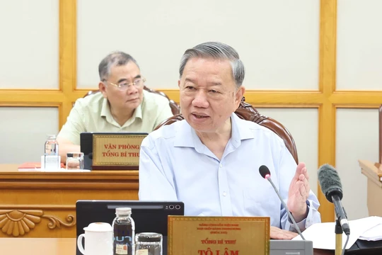 Tổng Bí thư Tô Lâm: Bố trí, sắp xếp cán bộ theo đúng nguyên tắc, yêu cầu