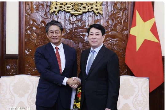 Chủ tịch nước Lương Cường tiếp Đại sứ Nhật Bản tại Việt Nam