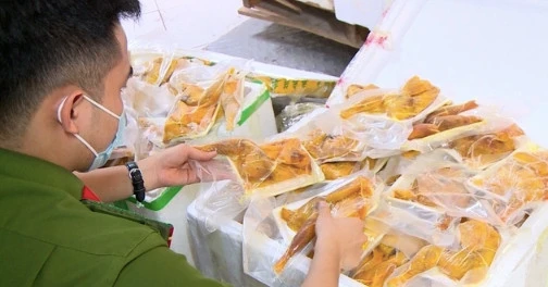 Lô gà ủ muối hơn 1,2 tấn không rõ nguồn gốc chuẩn bị tuồn ra thị trường