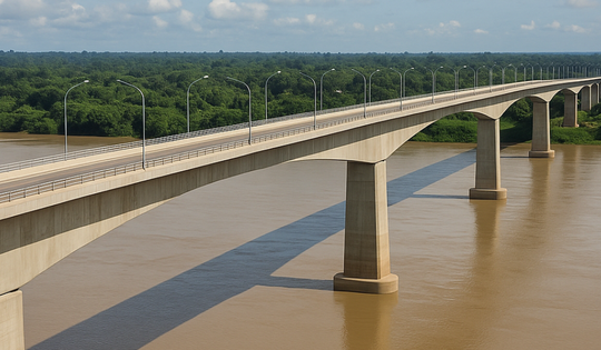 Chính thức hợp long cây cầu kết nối đường bộ ngắn nhất từ 'thiên đường du lịch hàng đầu Đông Nam Á' về Việt Nam