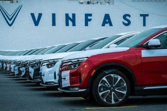 Cổ phiếu VinFast 'tăng bốc đầu' sau khi công bố kết quả kinh doanh ấn tượng