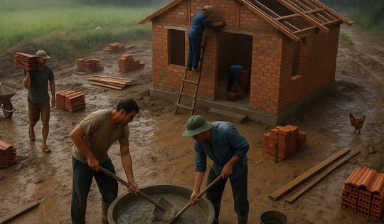 Hiện nay, có nhiều trường hợp vẫn được xây nhà không cần Giấy phép xây dựng