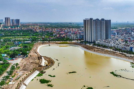 Cận cảnh công viên gần 290 tỷ đồng ở Hà Nội hoàn thành năm nay