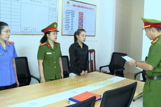 Công an Thái Bình khởi tố đối tượng Nguyễn Thị Mai sinh năm 1994
