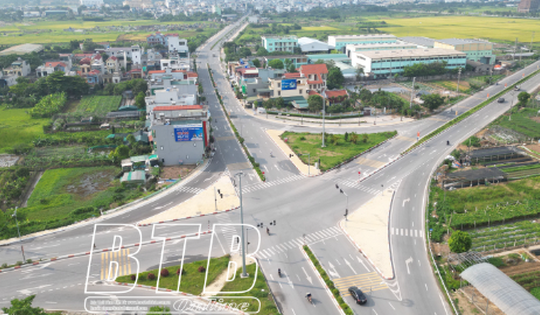 Chính thức thông xe giai đoạn 1 tuyến đường 8km kết nối từ TP. Thái Bình sang địa phận tỉnh Nam Định