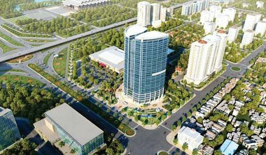 Tháp tài chính quốc tế 34 tầng nằm sát đại siêu thị của Thủ đô vẫn là bãi đất hoang lạnh sau 20 năm