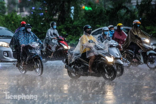 Miền Bắc đón mưa dông vào chiều tối