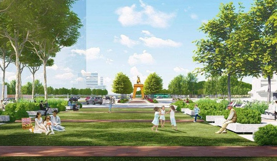 Ngay trước công trình hơn 100 năm tuổi của TP. HCM sẽ có không gian công cộng rộng lớn như quảng trường Thời Đại ở New York