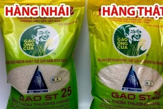 Ma trận gạo ST25 giả khiến đại lý lẫn người tiêu dùng hoang mang