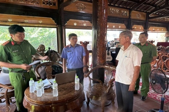 Công an khởi tố Giám đốc sinh năm 1955 có hành vi đối phó cơ quan chức năng