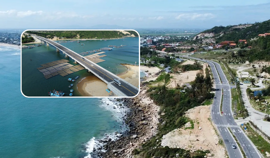 Cung đường ven biển hơn 9.000 tỷ đẹp như mơ kết nối cảng biển và sân bay quốc tế sắp về đích