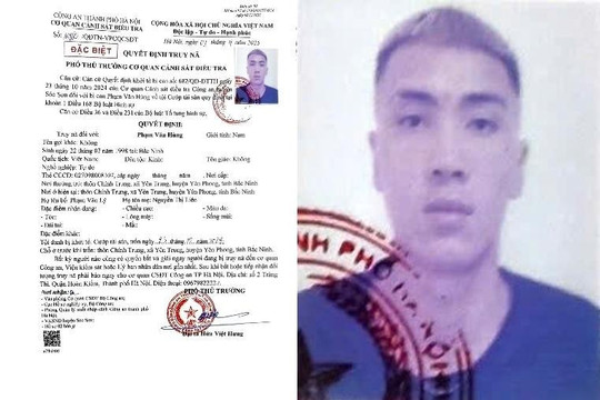 Đề nghị ai biết thông tin của Phạm Văn Hùng khẩn trương báo Công an qua SĐT: 0967.982.222
