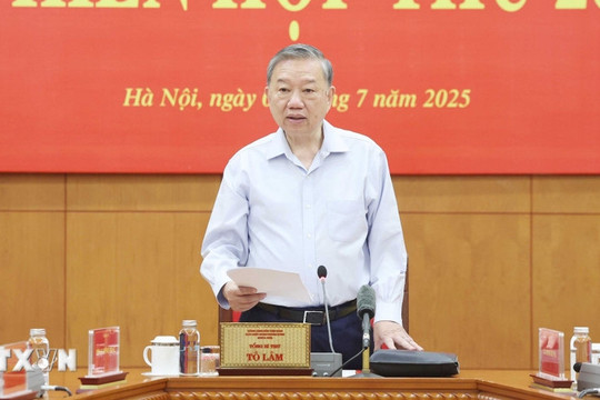 Tổng Bí thư chủ trì Phiên họp về phòng chống tham nhũng, lãng phí, tiêu cực