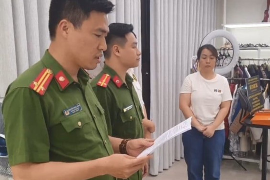 Khám xét khẩn cấp, bắt chủ shop online Nguyễn Thị Thu Hường