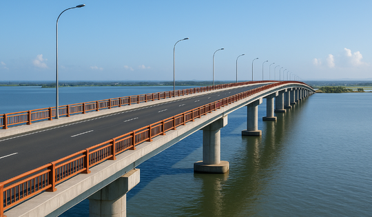 Việt Nam sẽ xây thêm 2 cây cầu vượt mới bắc qua đầm phá lớn nhất Đông Nam Á, vốn đầu tư gần 2.000 tỷ