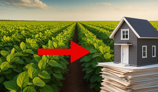 Từ bây giờ, chuyển đất nông nghiệp lên đất thổ cư có sự thay đổi lớn