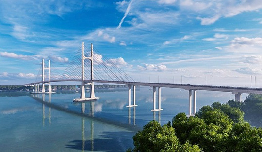 Cây cầu gần 7.000 tỷ, cách cầu dây văng đầu tiên do Việt Nam thiết kế 3,8km thi công vượt tiến độ 6 tháng