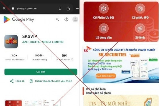 Ba nhà đầu tư mất 3,5 tỷ đồng vì tin vào ứng dụng chứng khoán nhìn như thật, bán cổ phiếu bằng 1/5 giá thị trường