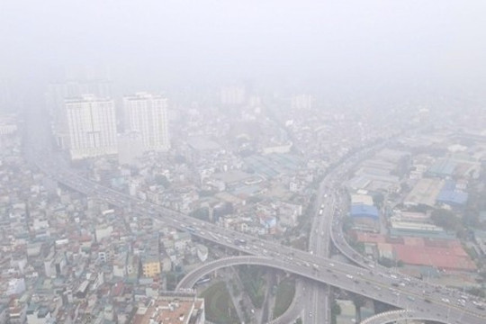 Chiều nay, Hà Nội đứng đầu thế giới về ô nhiễm không khí