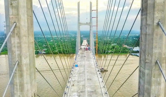 Đề xuất hạn chế xe gắn máy, xe máy chuyên dùng lưu thông trên cây cầu gần 7.000 tỷ, kết nối hai tỉnh Đồng bằng sông Cửu Long