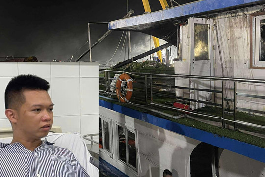 Tiếng gọi sinh tử trong con tàu đắm và phút nghẹt thở chàng trai giải cứu 4 người