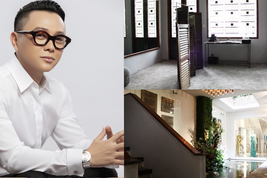 Bên trong ngôi nhà của NTK Nguyễn Công Trí vừa bị bắt