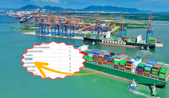 Cụm cảng nước sâu lớn và hiện đại nhất Việt Nam ghi mốc kỷ lục mới