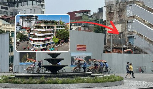 Chỉ hơn một tháng, tòa Hàm cá mập cơ bản đã phá dỡ xong