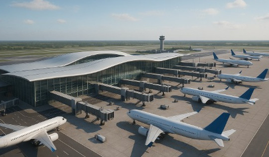 Việt Nam dự kiến có sân bay quốc tế mới 720ha, chỉ cách sân bay Nội Bài 80km