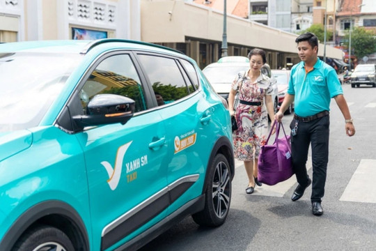 Xanh SM dẫn đầu thị trường taxi Việt Nam với 44,68% thị phần