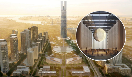 Tháp chọc trời 108 tầng cao bậc nhất Việt Nam: Bỏ xa Landmark 81, trên đỉnh có thể tái hiện chu kỳ mặt trăng nhờ quả cầu đặc biệt