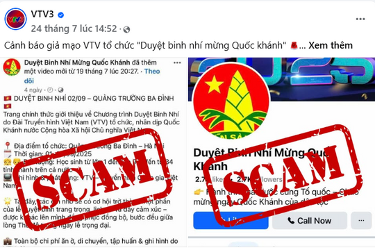Đài Truyền hình Việt Nam phát cảnh báo đến toàn bộ phụ huynh