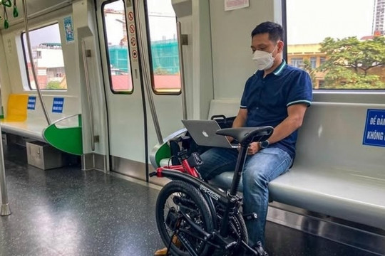 Từ 1/8: Quy định chi tiết khi mang xe đạp gấp lên metro Bến Thành – Suối Tiên