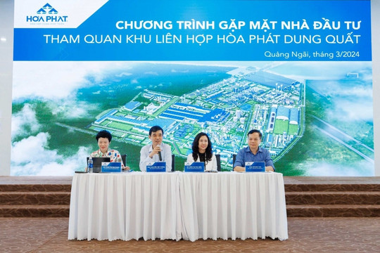 Hòa Phát (HPG) vừa rót 1 tỷ USD vào Dung Quất, 3 tuần nữa khởi công nhà máy thép ray cao tốc