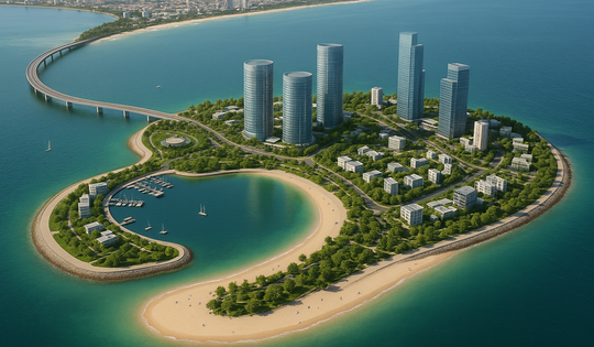 Việt Nam dự kiến lấn biển xây 5 đảo nhân tạo giống mô hình của Dubai, Sở Xây dựng lên tiếng