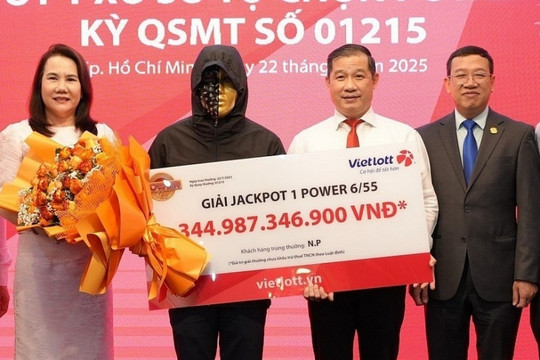 Vietlott chi đậm 2.500 tỷ trả thưởng trong nửa đầu năm