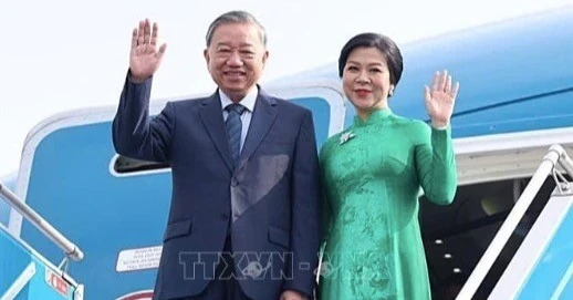 Tổng Bí thư Tô Lâm và Phu nhân lên đường thăm cấp Nhà nước Hàn Quốc