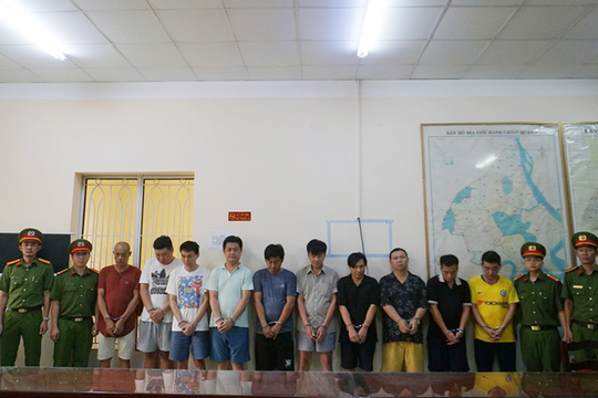 Huy động hơn 300 chiến sĩ công an, triệt phá đường dây đánh bạc 20.000 tỷ: Khống chế và bắt 139 người