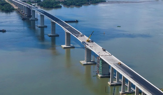 3 ngày nữa, cây cầu lớn nhất trên tuyến vành đai hơn 75.000 tỷ chính thức thông xe