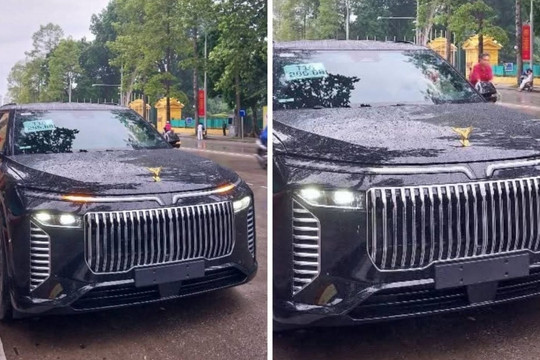 Limousine xịn nhất của VinFast có biển số, xuất hiện ở gần Lăng Bác: Gây chú ý với diện mạo, liệu có xứng danh ‘Rolls-Royce Việt Nam'?