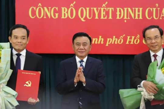 Ông Trần Lưu Quang làm Bí thư Thành ủy TPHCM