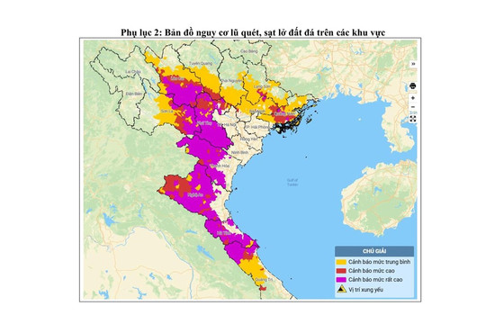 Cảnh báo tím trên diện rộng, 12 địa phương cẩn trọng trước nguy cơ lũ quét, sạt lở đất đá