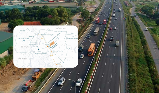 Đường kết nối đến siêu sân bay lớn nhất Việt Nam hư hỏng nặng