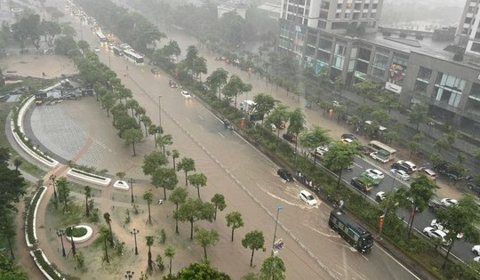 Hé lộ nguyên nhân khiến khu đô thị ‘nhà giàu’ tại Hà Nội thường xuyên ngập khi mưa lớn