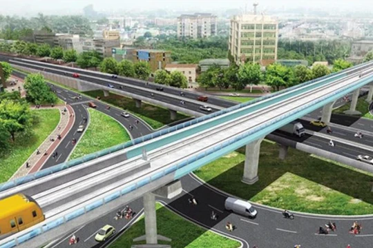 Phê duyệt phương án tuyến metro số 5 Văn Cao - Hòa Lạc dài gần 40km
