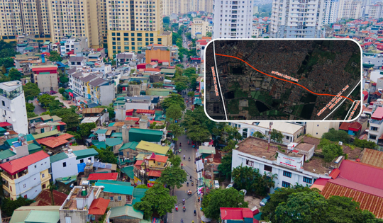 Hà Nội sắp thu hồi hơn 98.000m2 đất để triển khai trục huyết mạch gần 2.500 tỷ